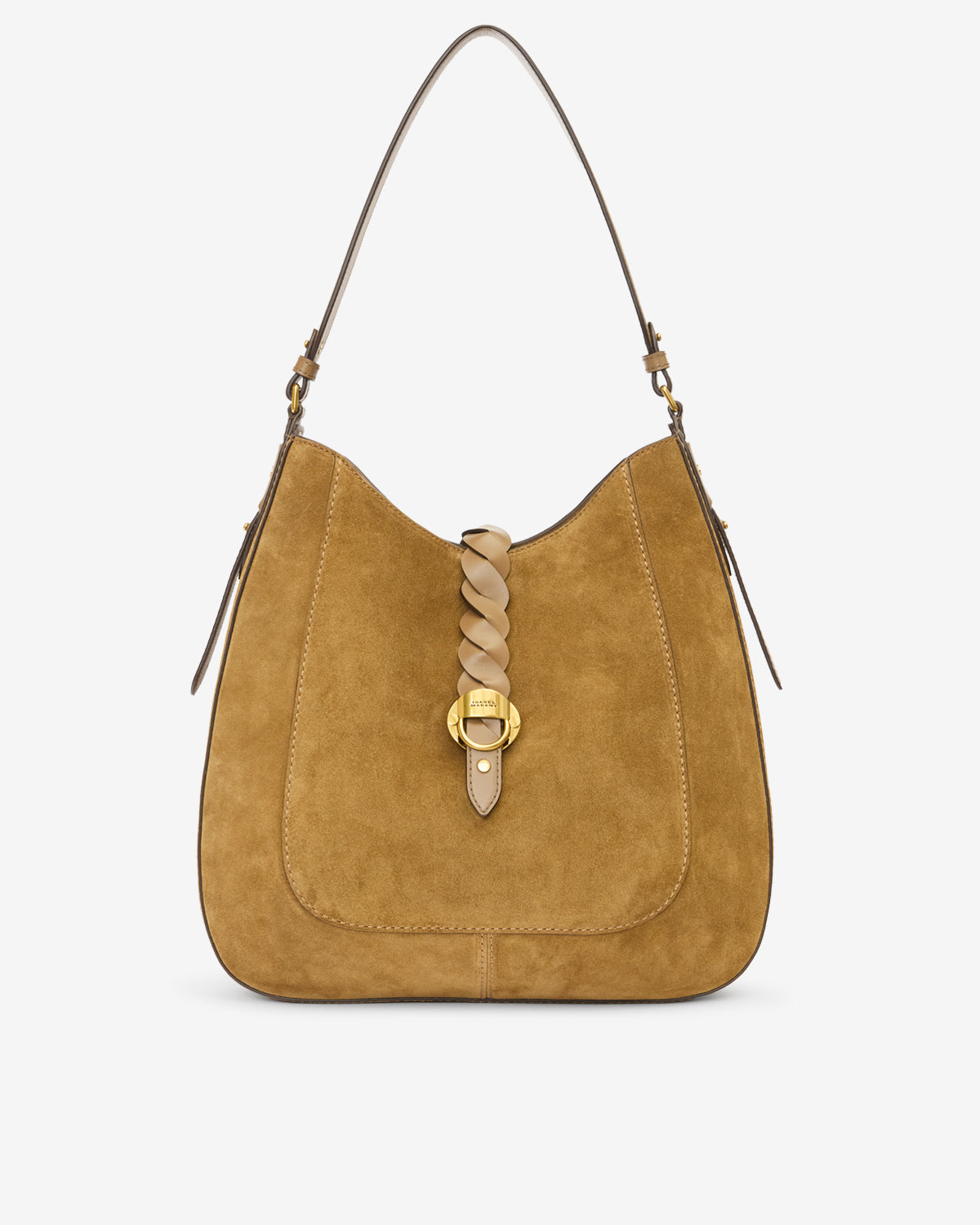 Altay hobo suede calfskin leather handbag - Taupe - Woman - 1