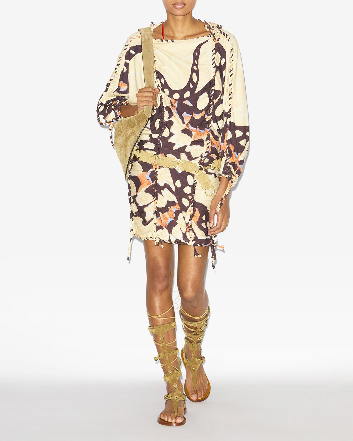 Robe zina en jersey tressé - Beige - Woman - 1