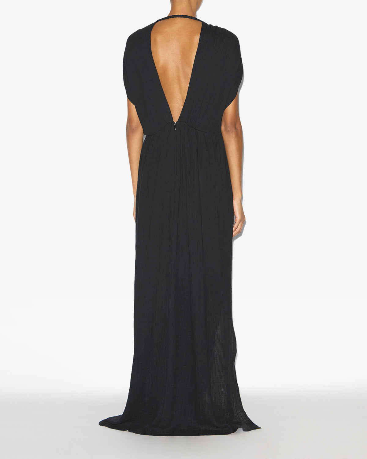 Robe longue joya en coton - Noir - Woman - 3