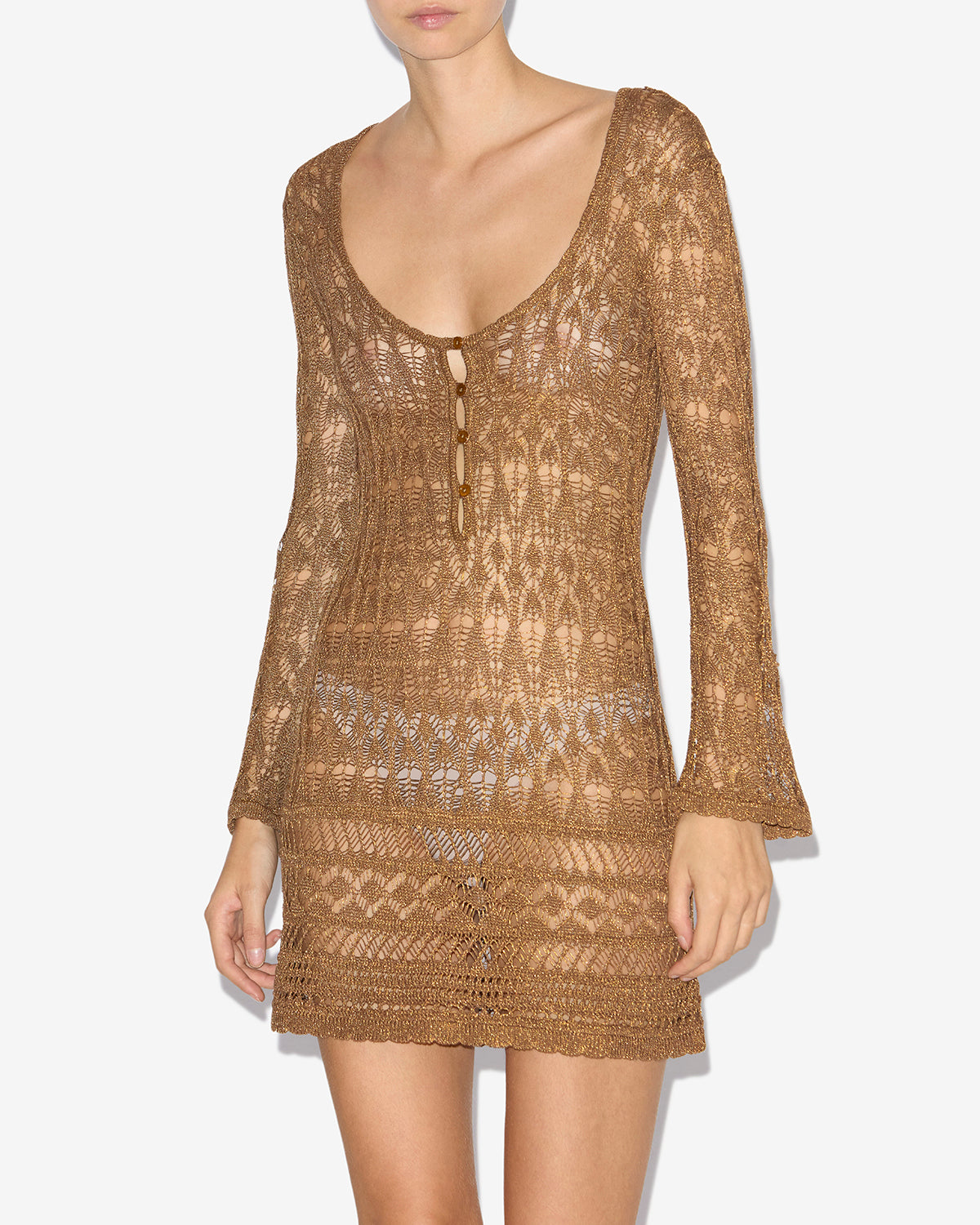 Pia dress Woman Gold 5