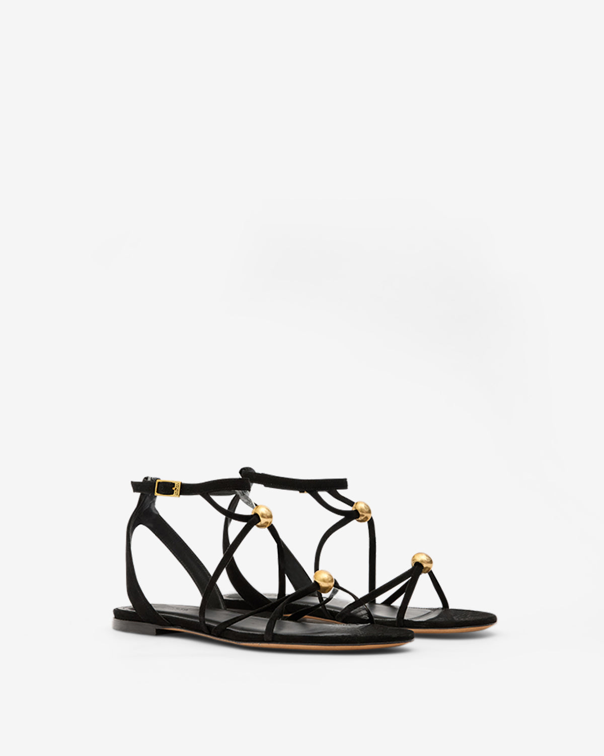 Aeza sandals Woman Black and gold 5