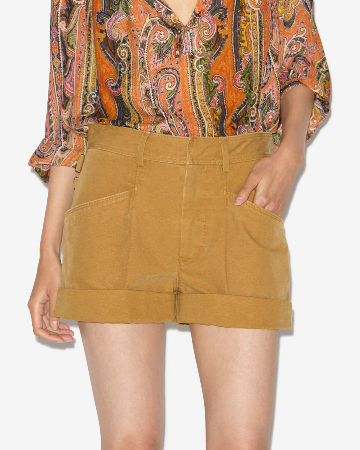 Shorts fairy Woman Caramel 4