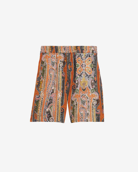 VEGA SHORTS Man orange | ISABEL MARANT Official online store