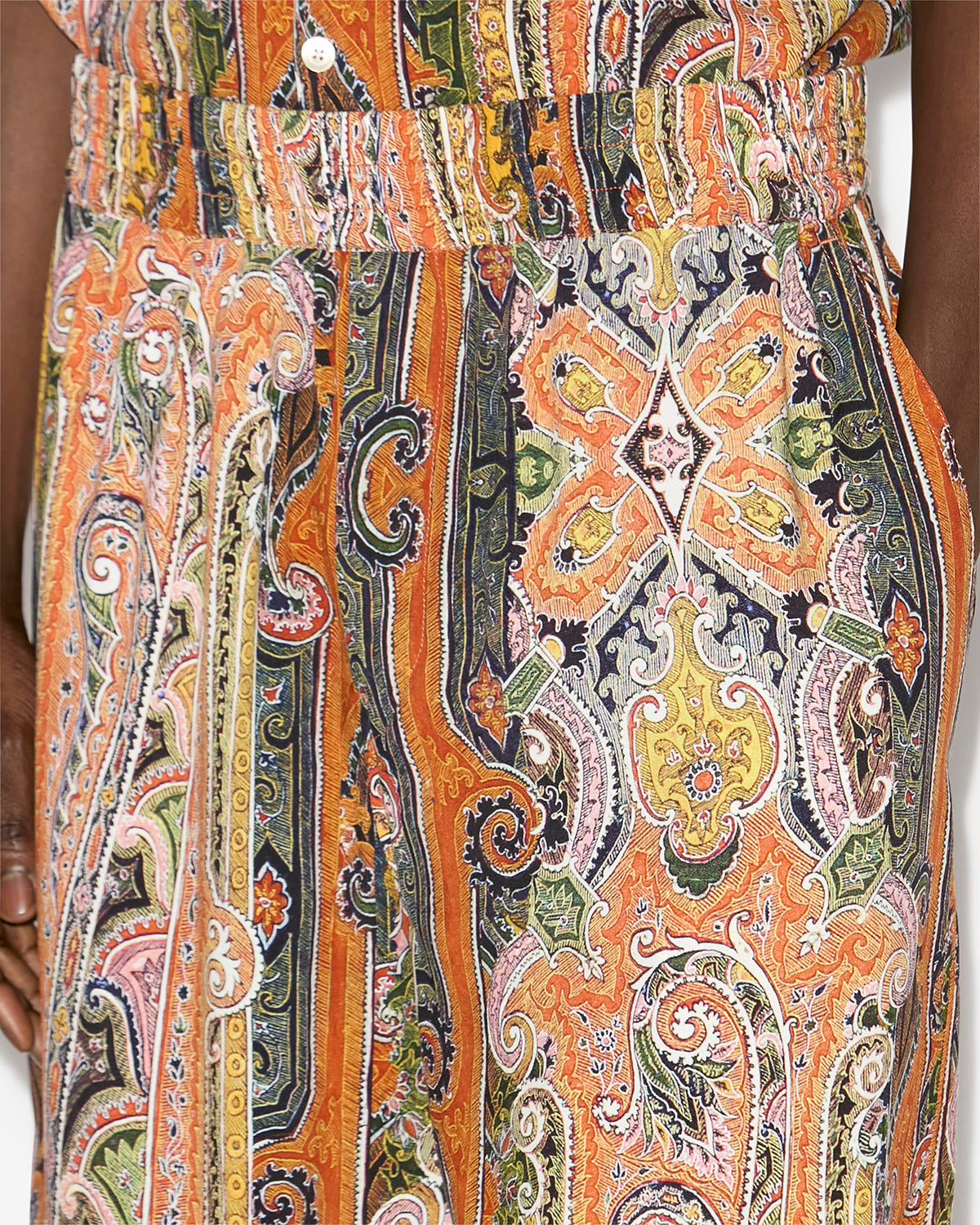 Bermudas fluidas vega estampadas - Naranja - Man - 2