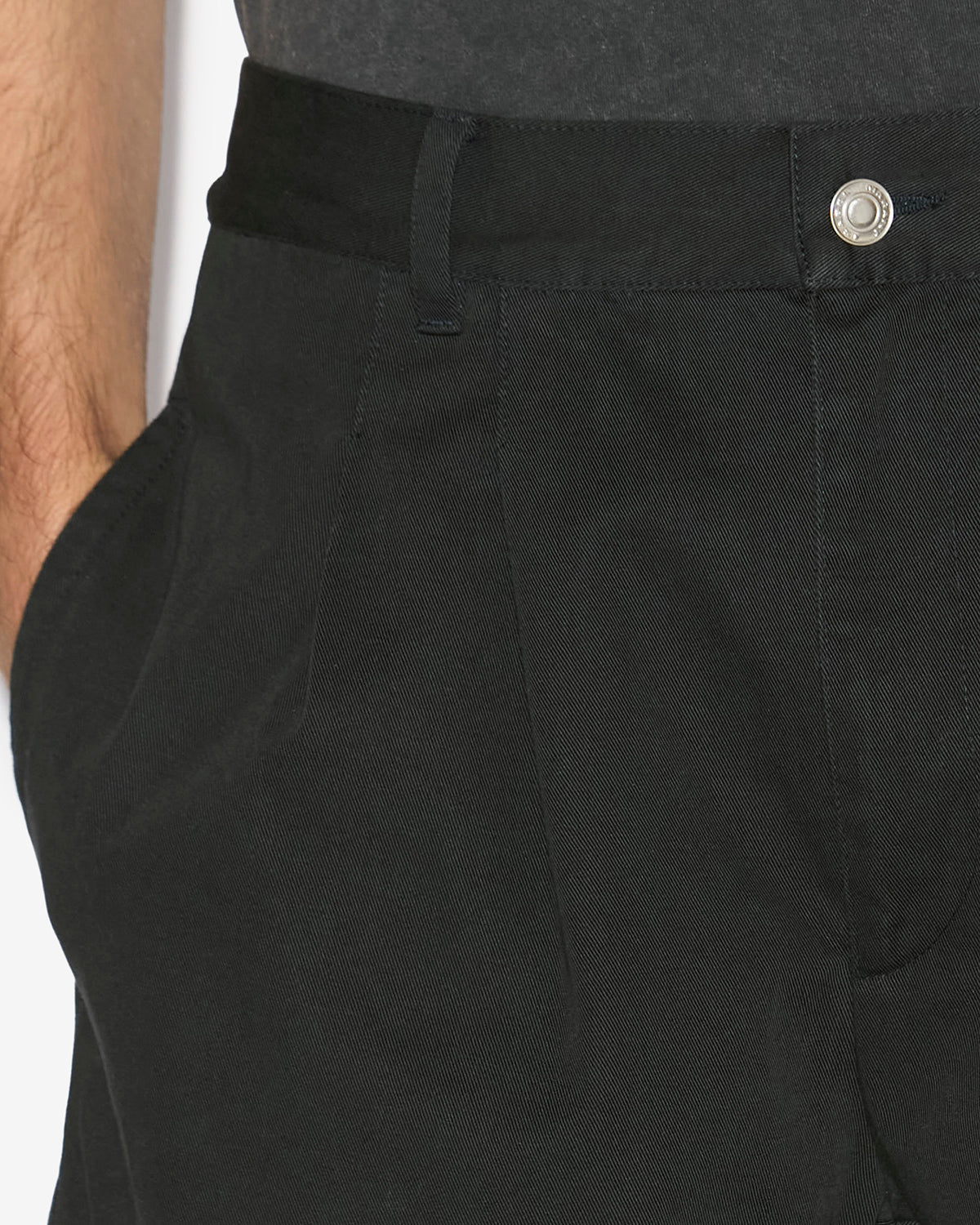 Kostino cotton twill bermuda shorts - Black - Man - 2