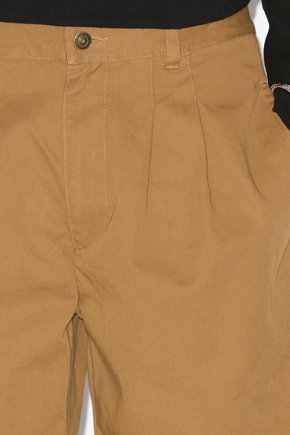 Kostino cotton twill bermuda shorts - Toffee - Man - 2