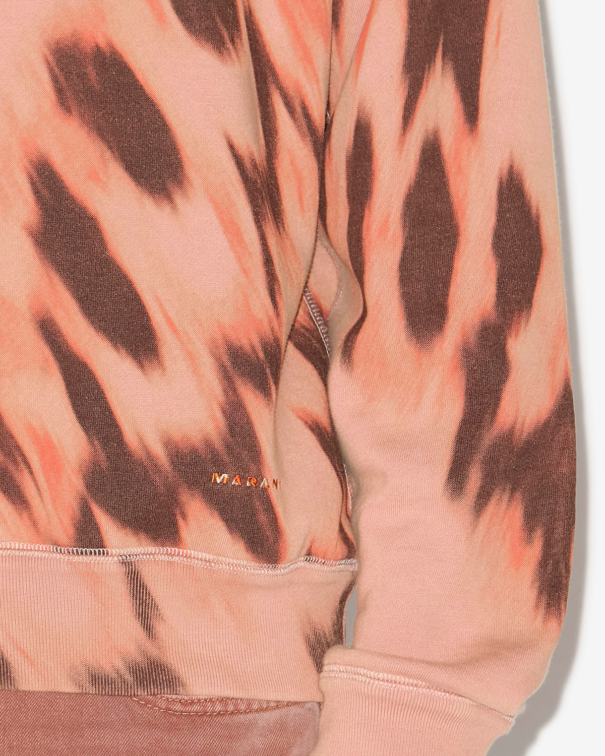 Felpa mikoy in cotone con logo stampato - Arancia - Man - 2