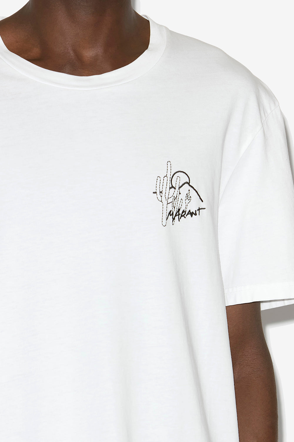 T-shirt mit logo honore aus baumwolle - Weiß - Man - 3