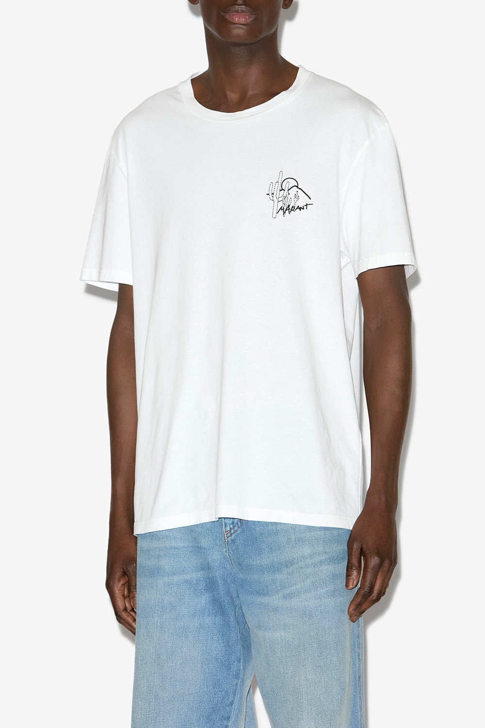 T-shirt mit logo honore aus baumwolle - Weiß - Man - 4