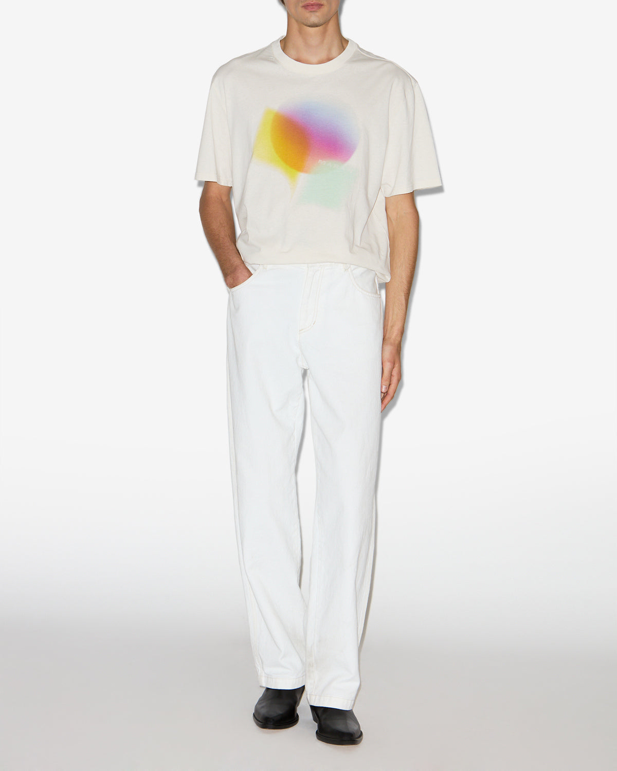 Hugo tee shirt - Ecru - Man - 1