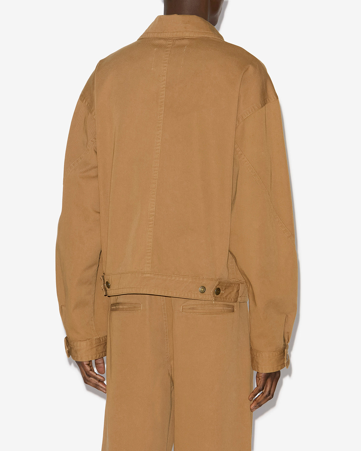 Forest short cotton jacket - Toffee - Man - 4