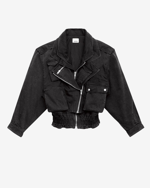 enof twill slit jacket black 美品