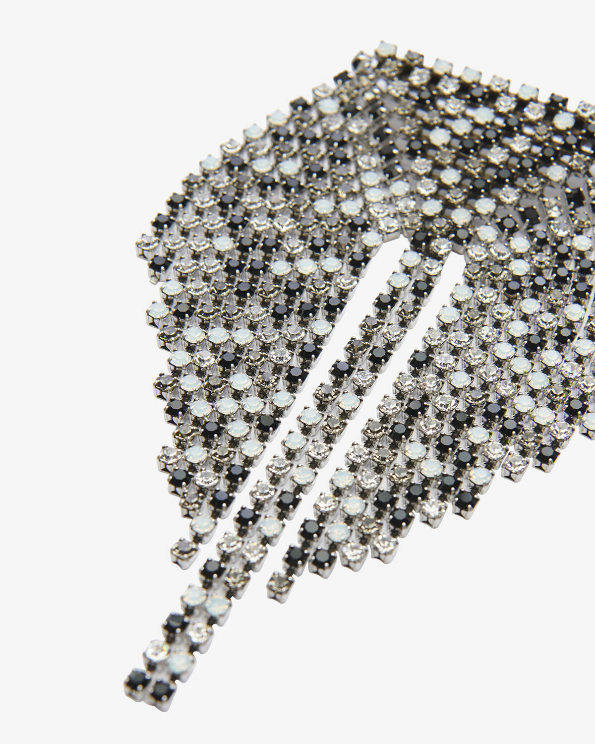 Spilla con pietre faye - Black and silver - Woman - 3