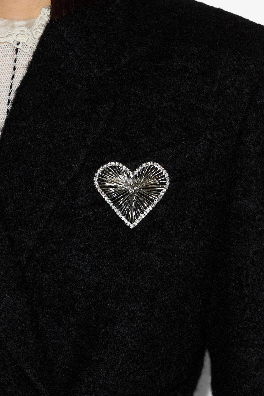 Eden heart brooch - Silver - Woman - 2