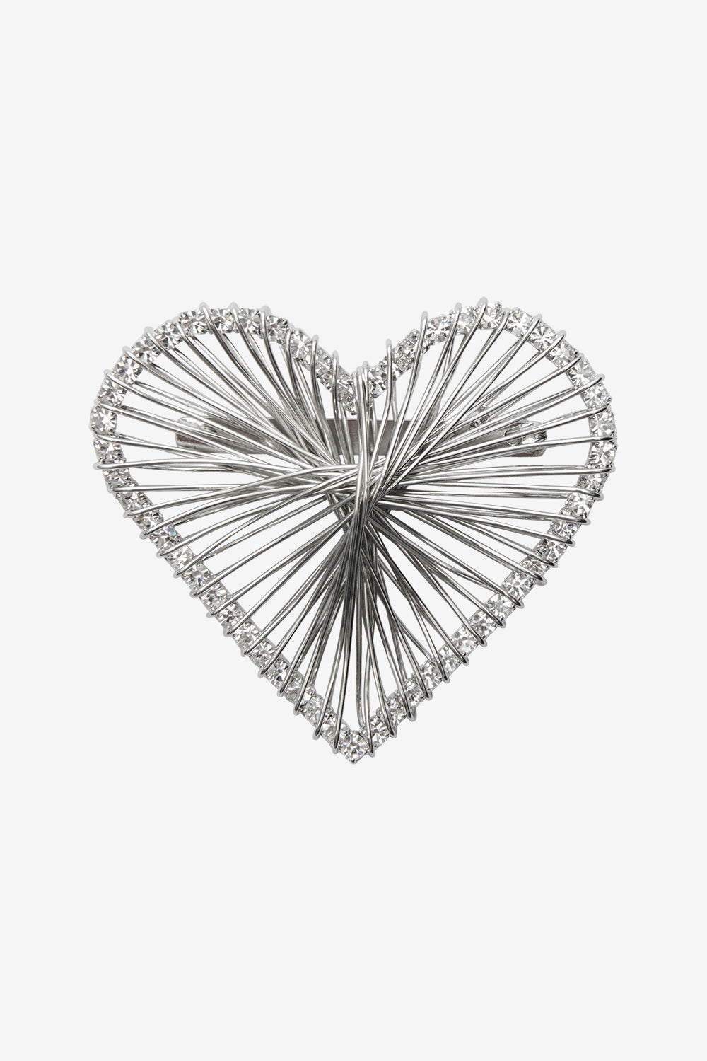 Eden heart brooch - Silver - Woman - 1