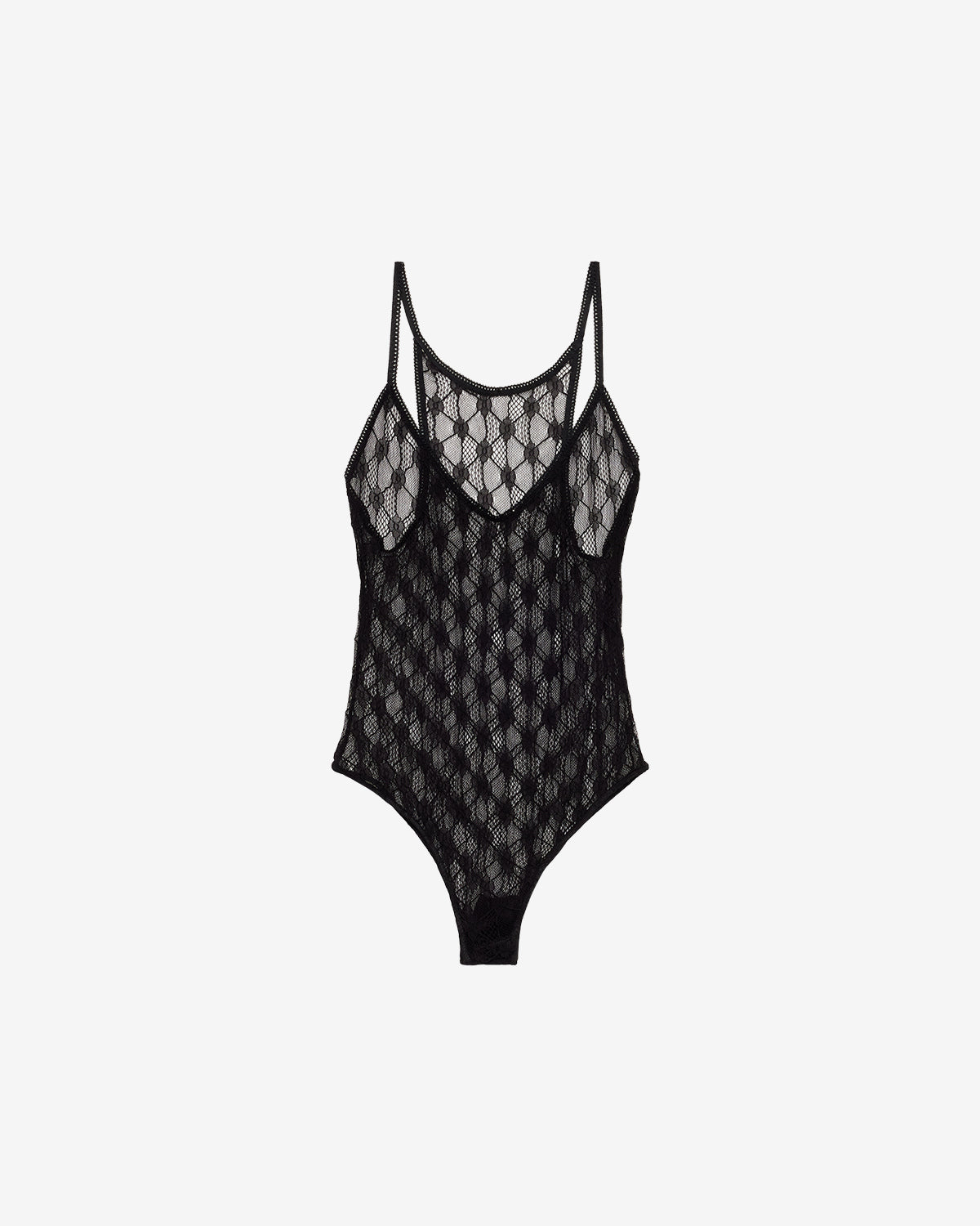 Bodi mildy de tul y encaje - Negro - Woman - 5
