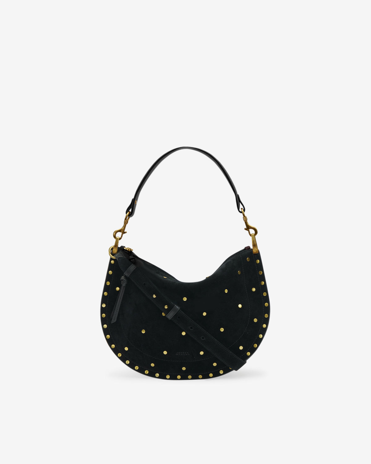 Borsa oskan soft zip in pelle scamosciata - Nero - Woman - 1