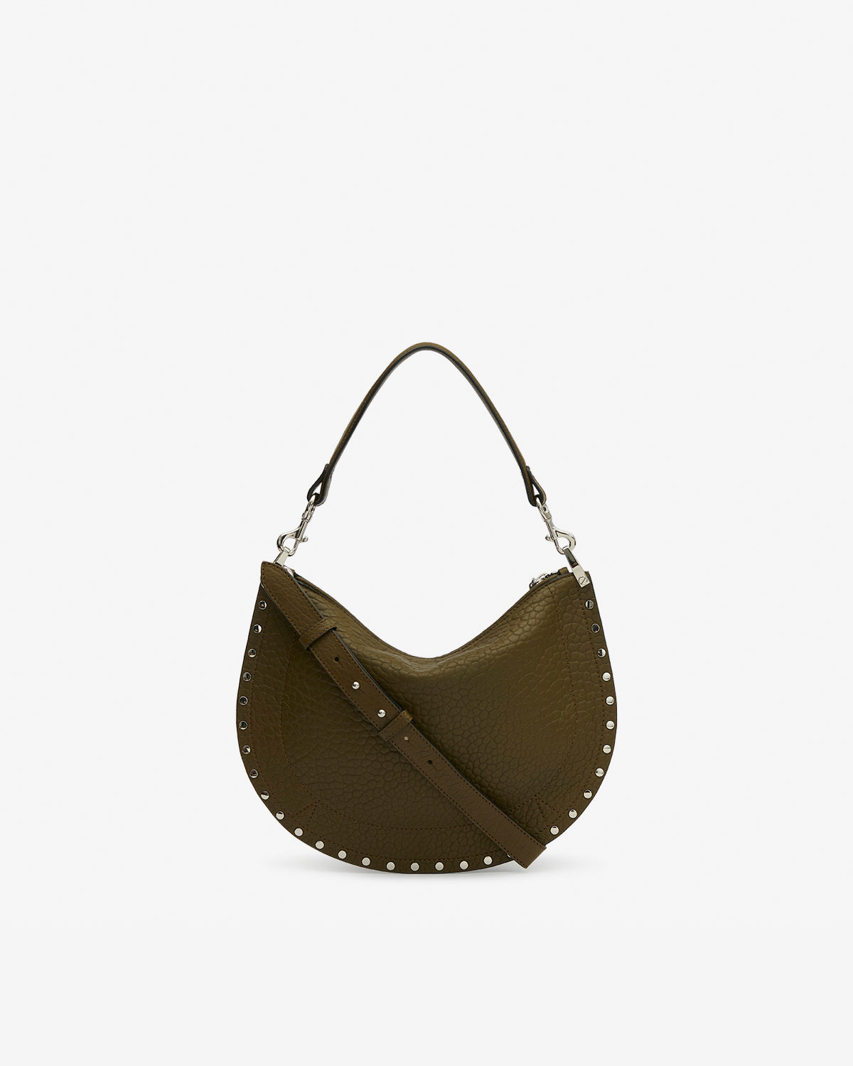 Bolso oskan soft zip en piel «bubble» - Caqui - Woman - 2