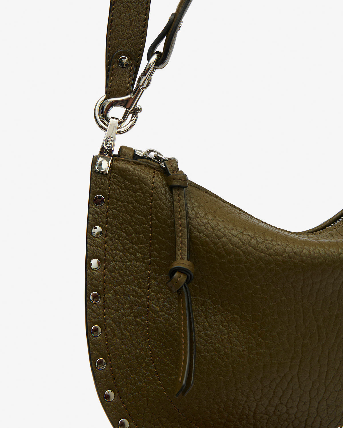 Bolso oskan soft zip en piel «bubble» - Caqui - Woman - 3