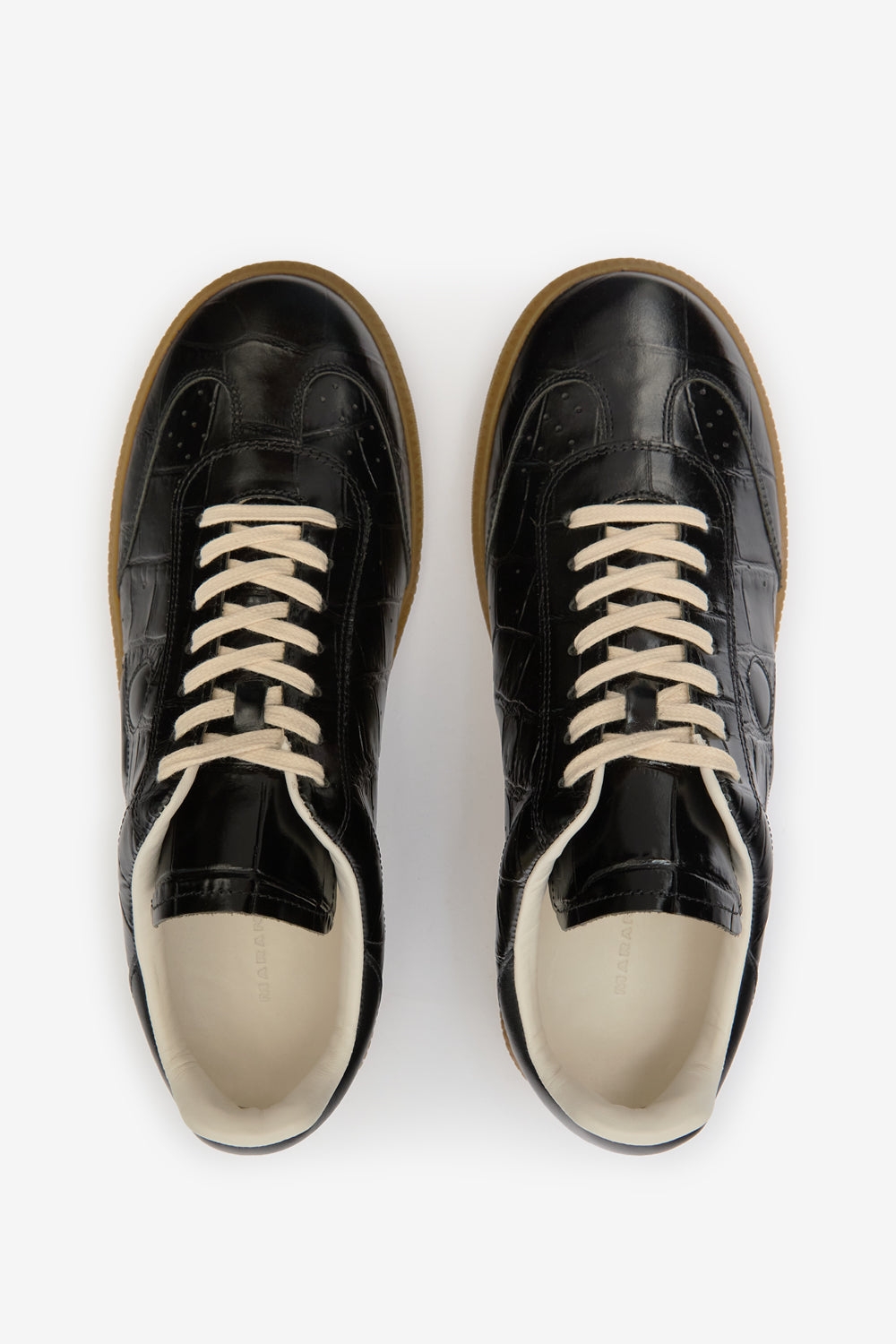 Niedriger sneaker brycy aus leder - Schwarz - Man - 4