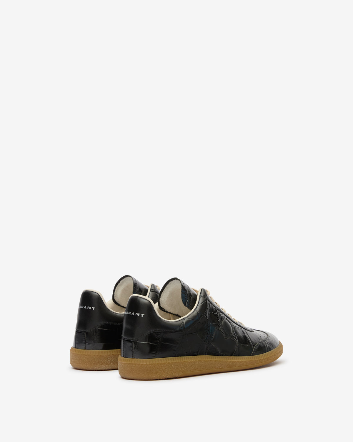 Sneakers basse brycy in pelle - Nero - Man - 2