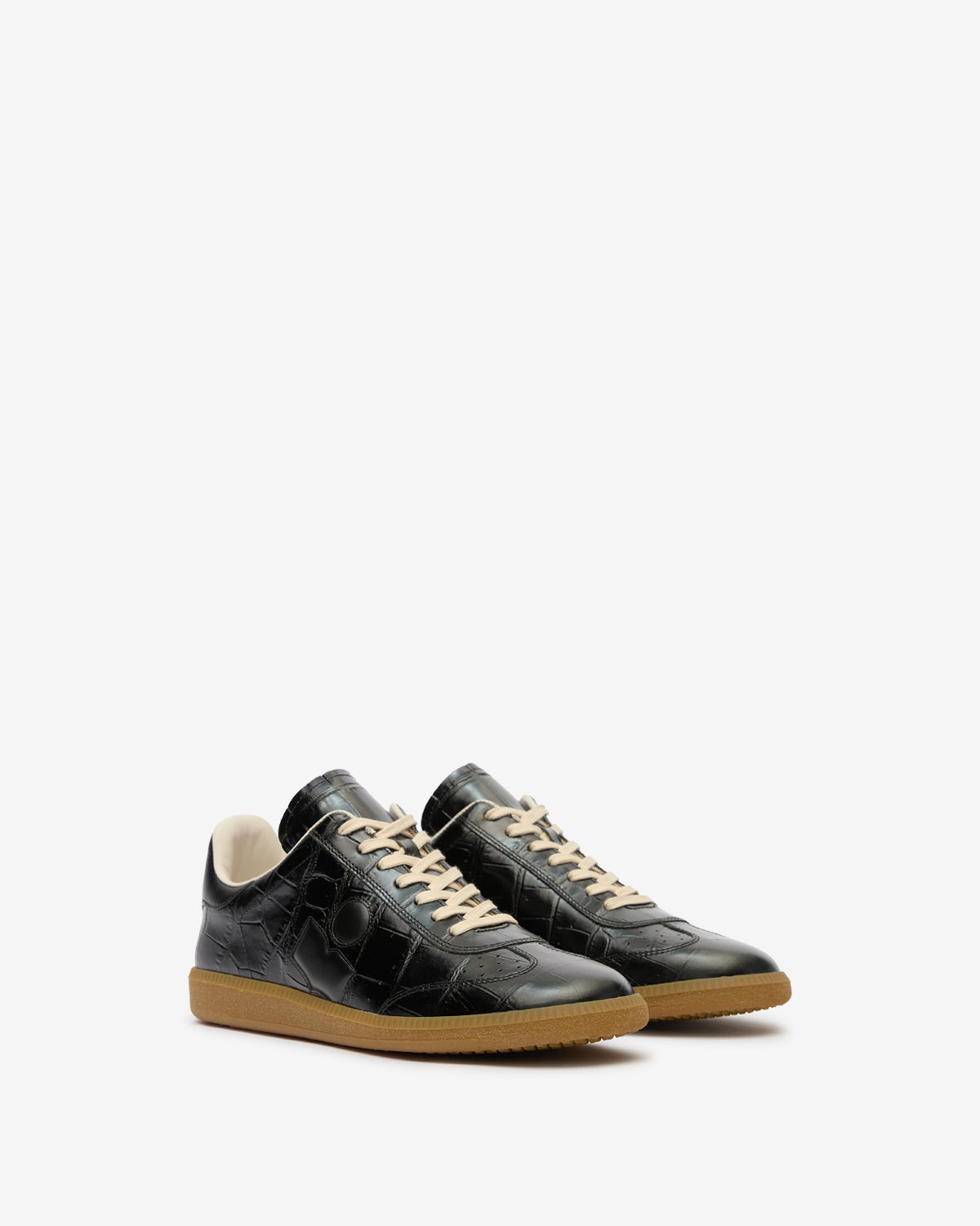 Sneakers basse brycy in pelle - Nero - Man - 3