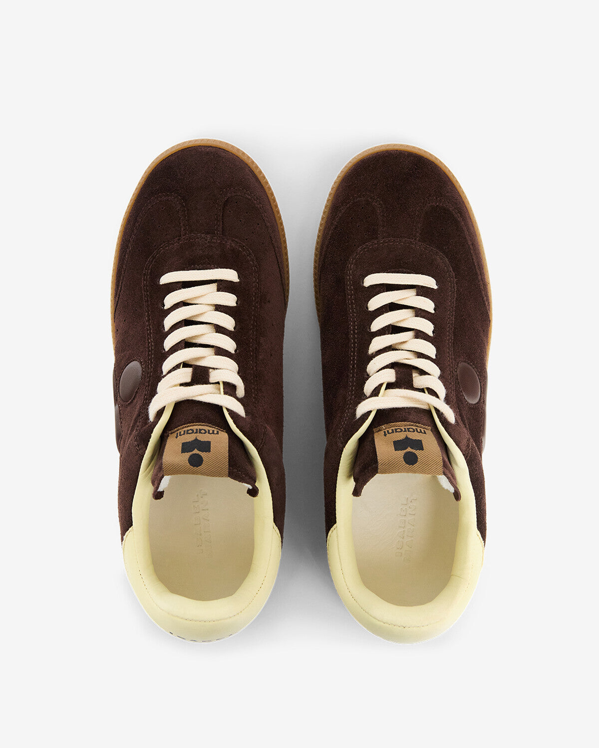 Brycy sneakers Man Chocolate - light yellow 1
