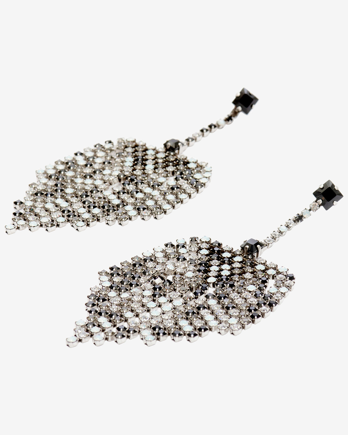 Faye イヤリング Woman Black and silver 2