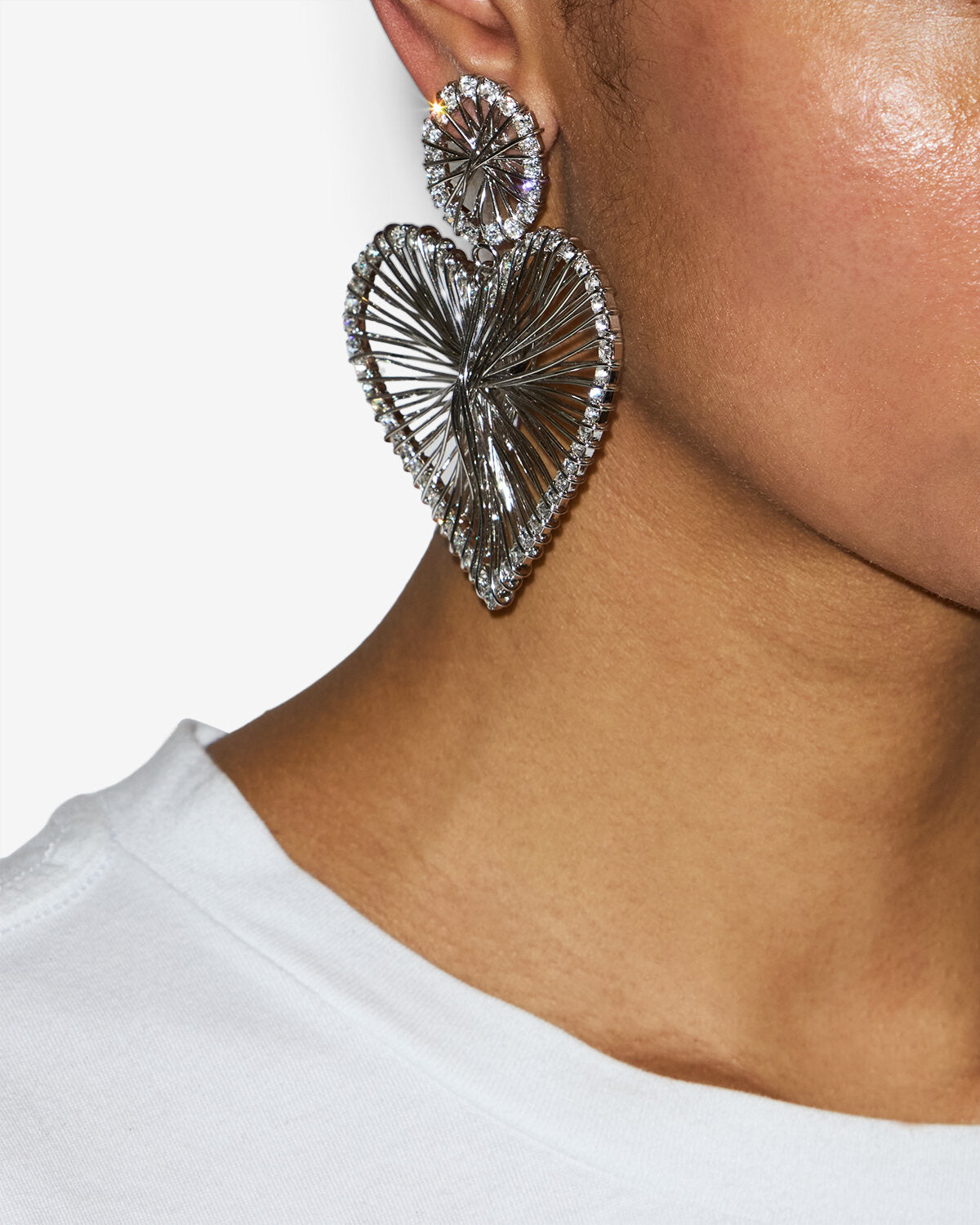 Boucle d'oreille eden Woman Argenté 1