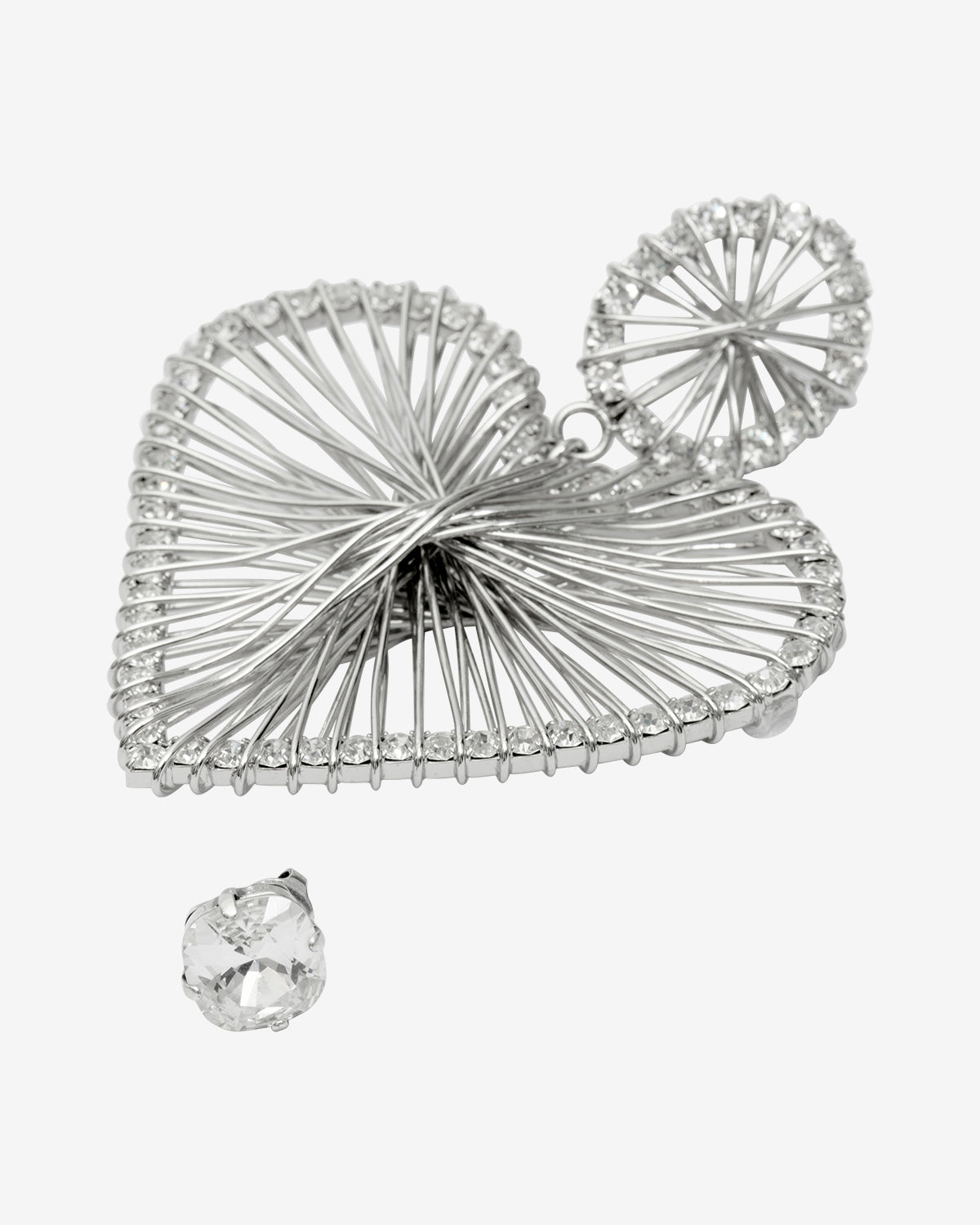 Boucle d'oreille eden Woman Argenté 2