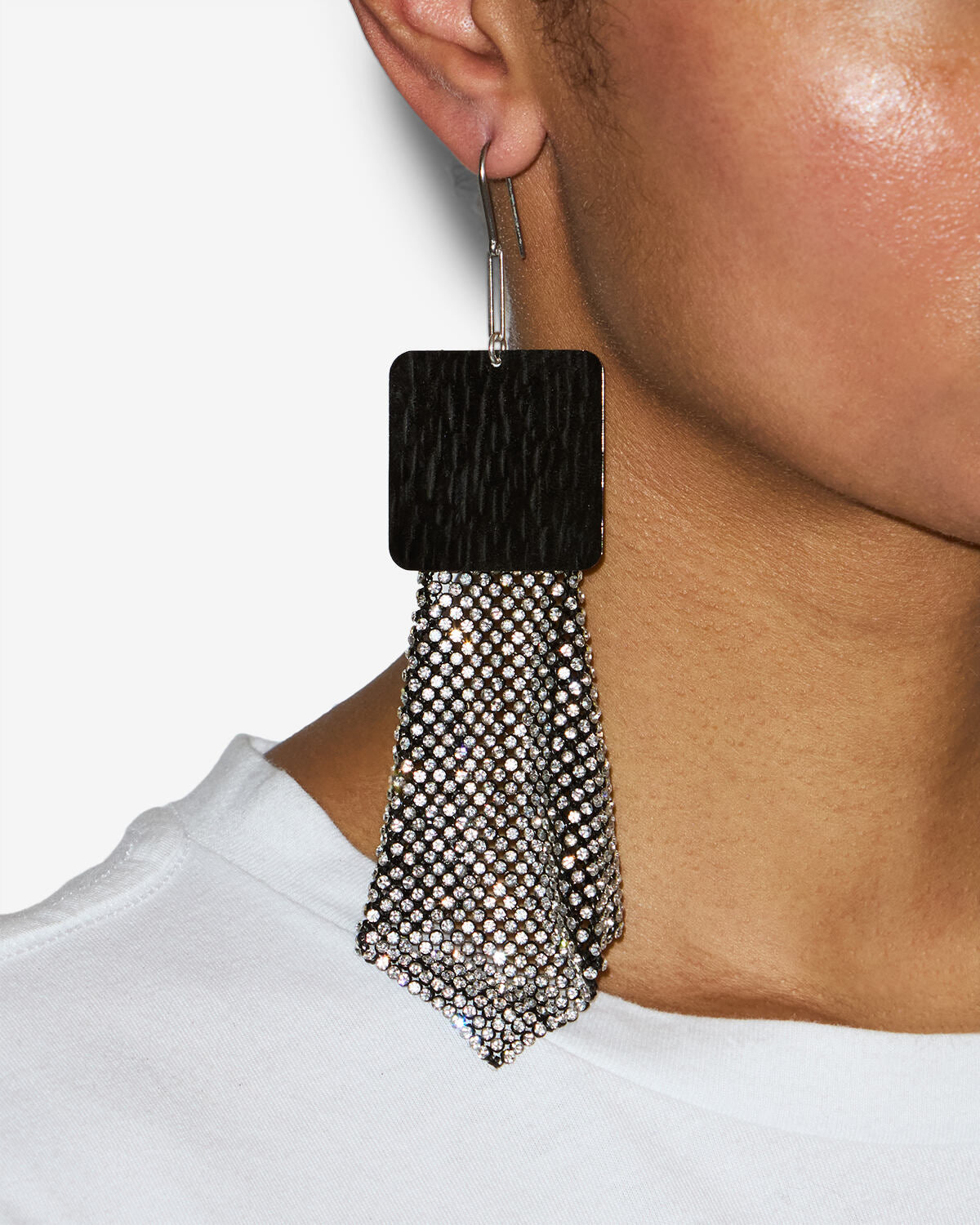 Ohrhänger ava - Black and silver - Woman - 2