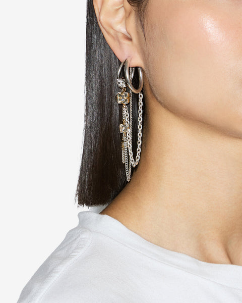 JODIE EARRINGS Woman silver | ISABEL MARANT Official online