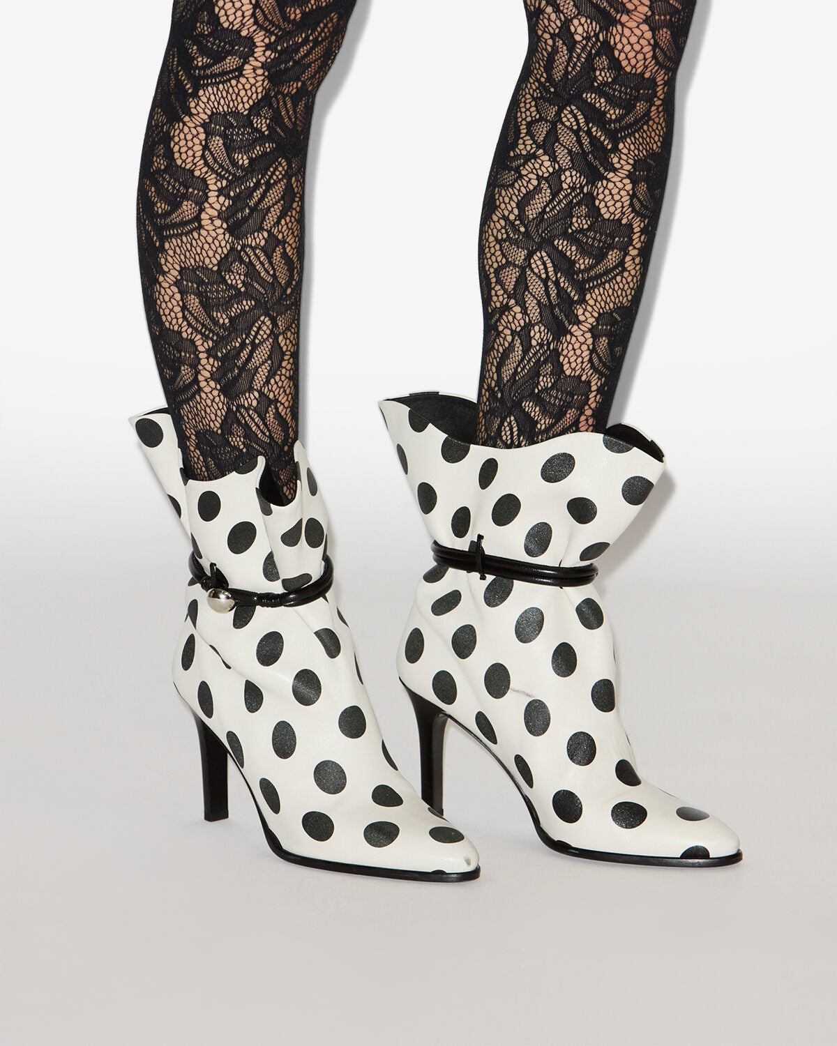 Botas lolya Woman Beige and black 2