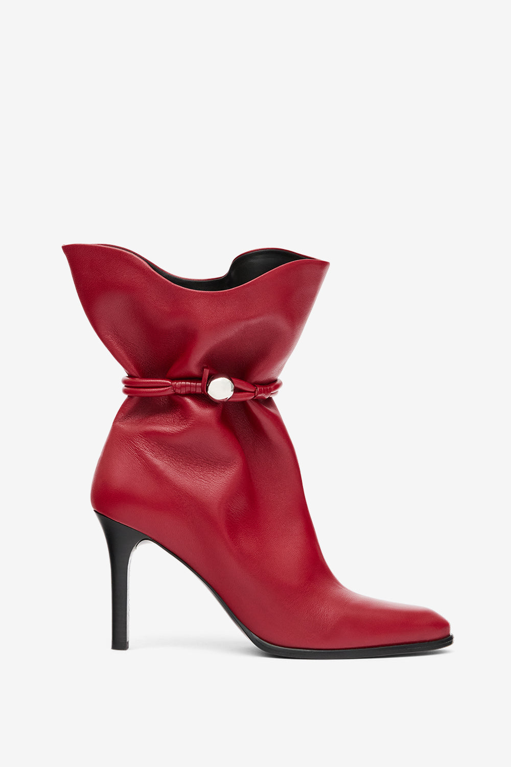 Lolya leather boots - Deep red - Woman - 1