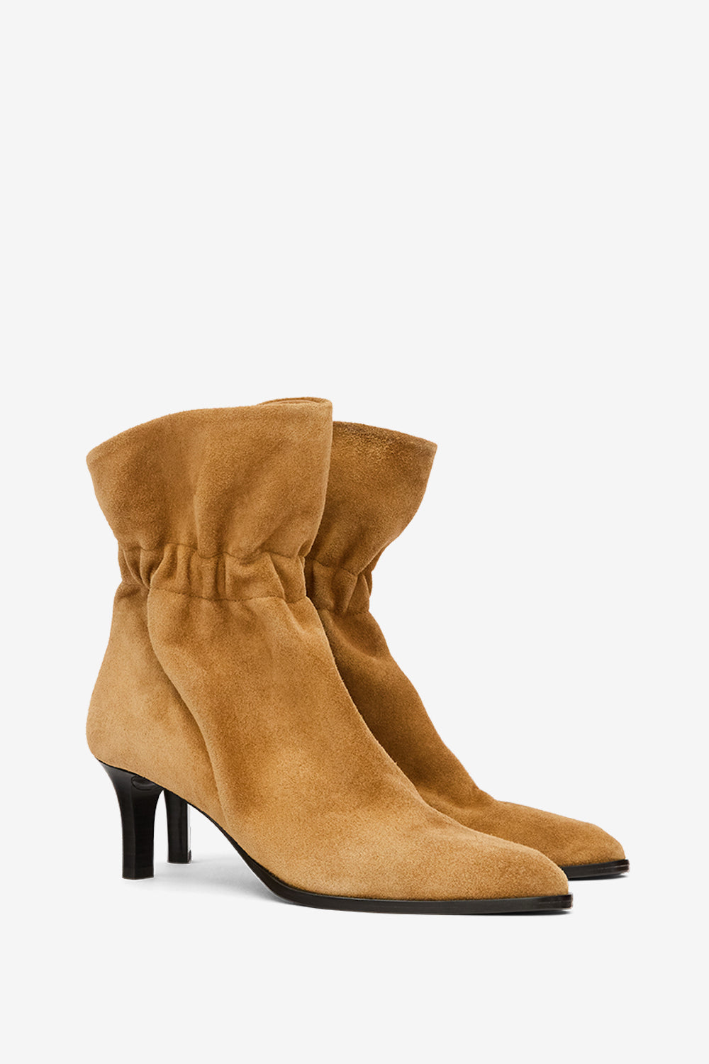 Forla leather ankle boots - Cognac - Woman - 3