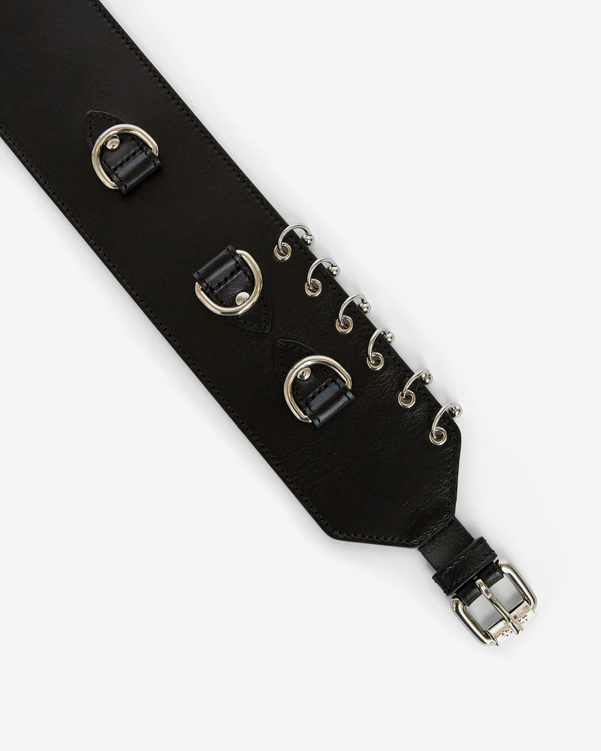 Brighton belt Woman Black and silver 2