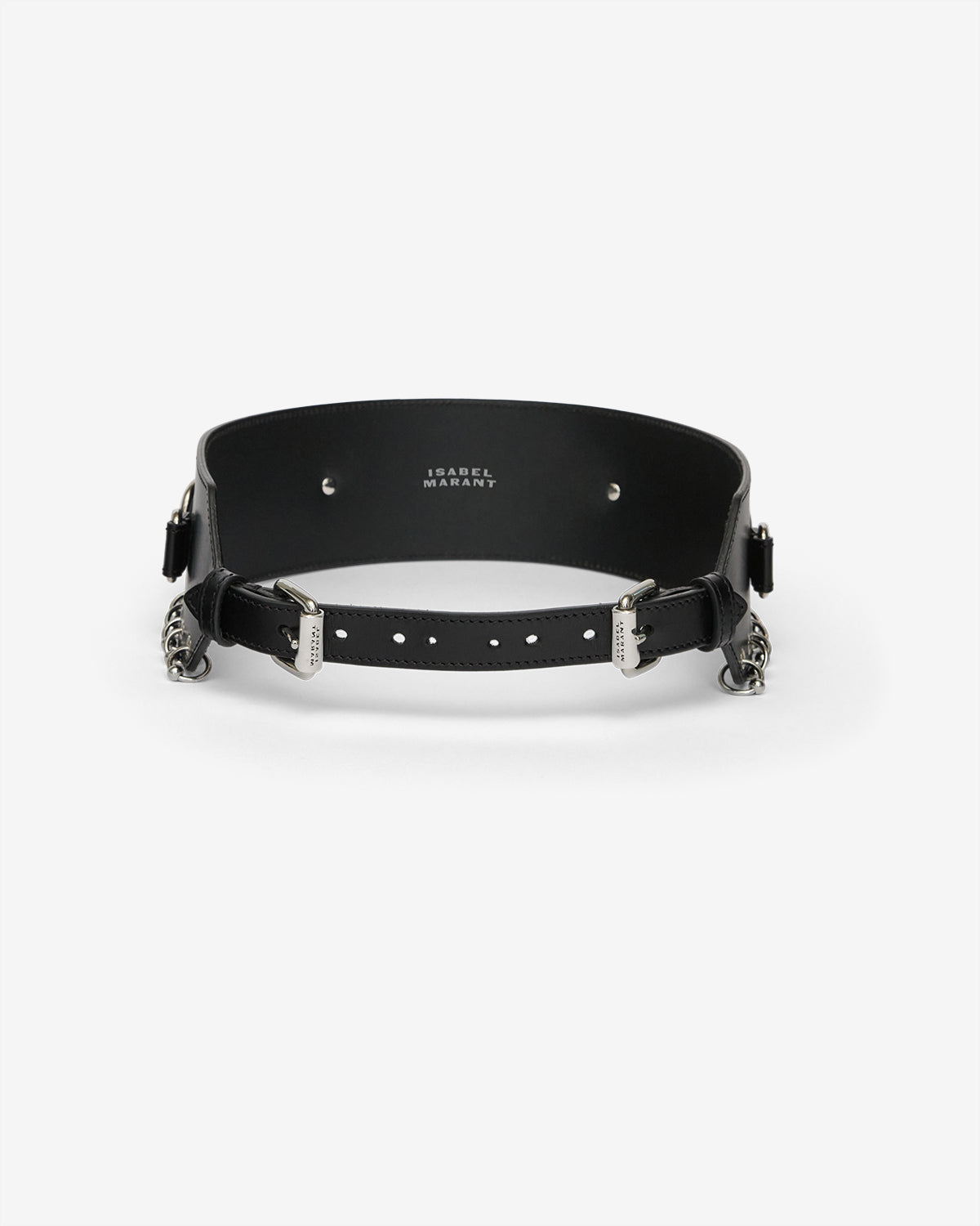 Brighton belt Woman Black and silver 3