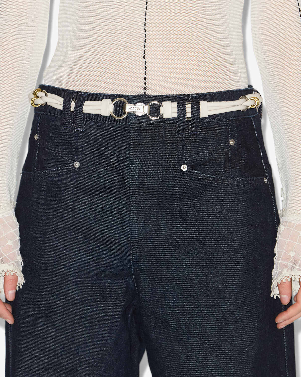 Mina belt Woman Chalk 2
