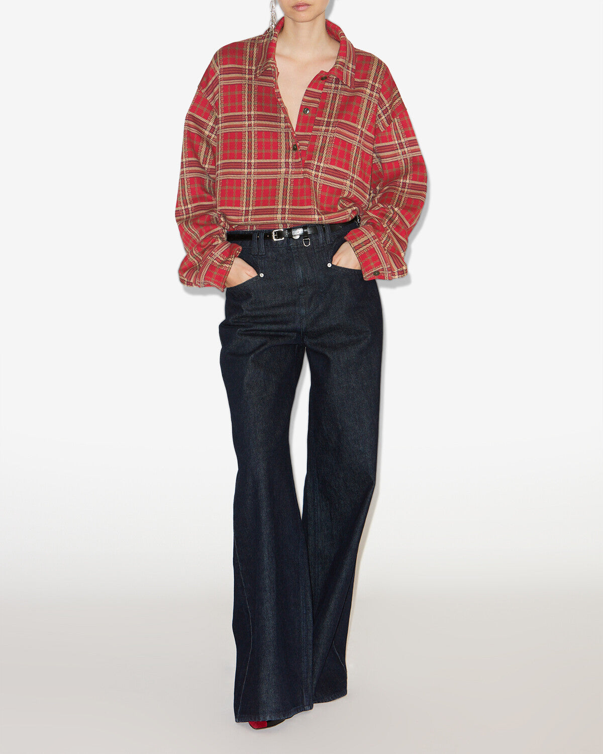 Bruna shirt Woman Red 4