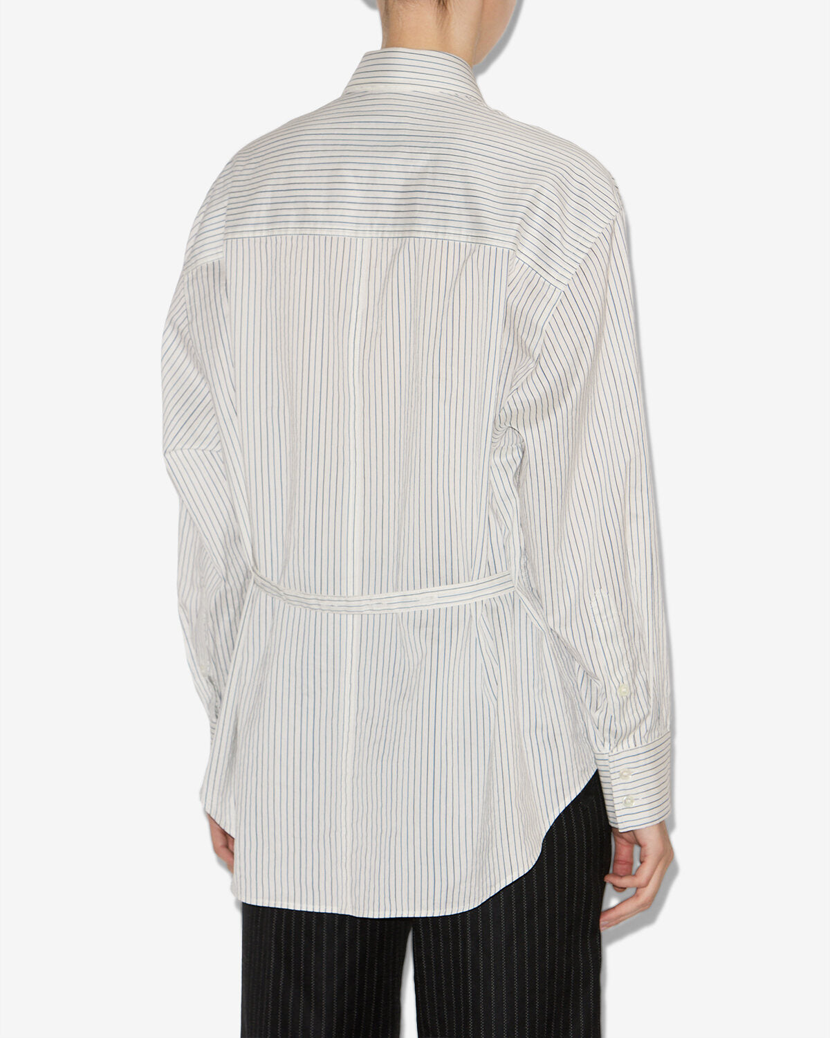 Aurora shirt Woman Ecru and black 3