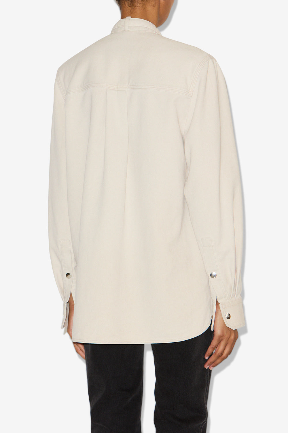 Tess cotton shirt - Off white - Woman - 5