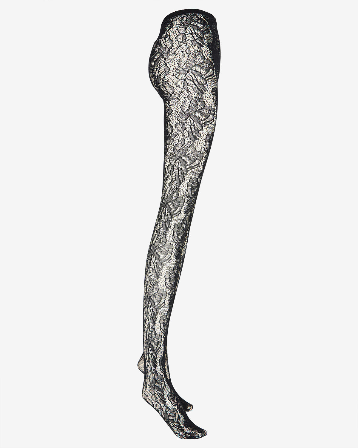 Strumpfhose floricia in spitzenoptik - Schwarz - Woman - 2