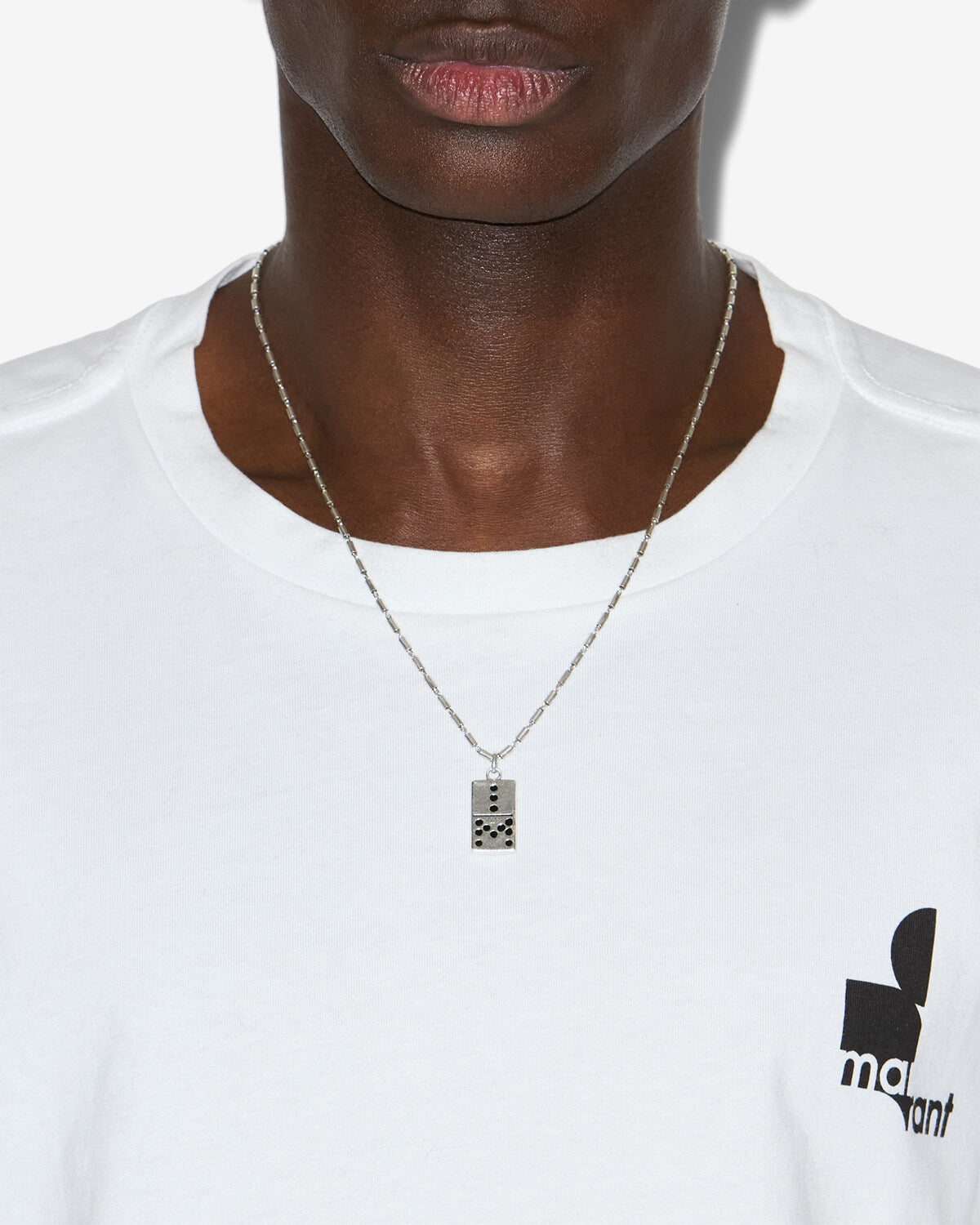 Collana alby Man Black and silver 1