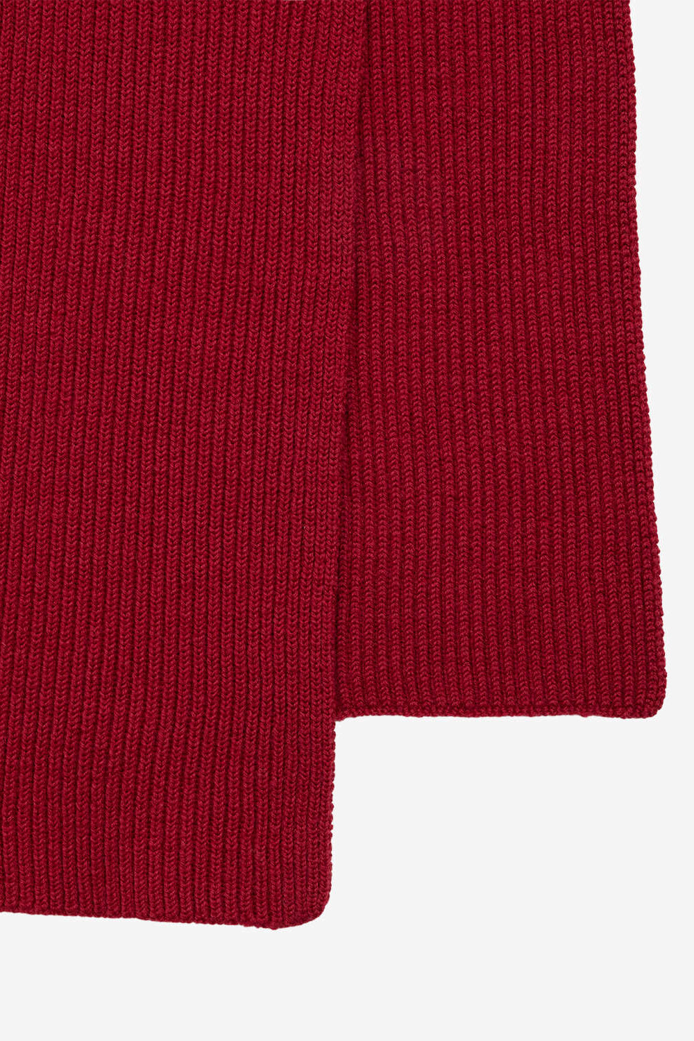 Ziah tube knit scarf - Deep red - Woman - 3