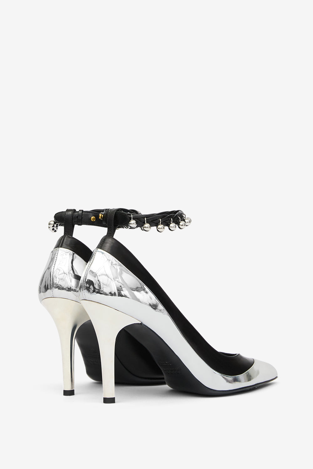 Peleny slingbacks - Silver and black - Woman - 2