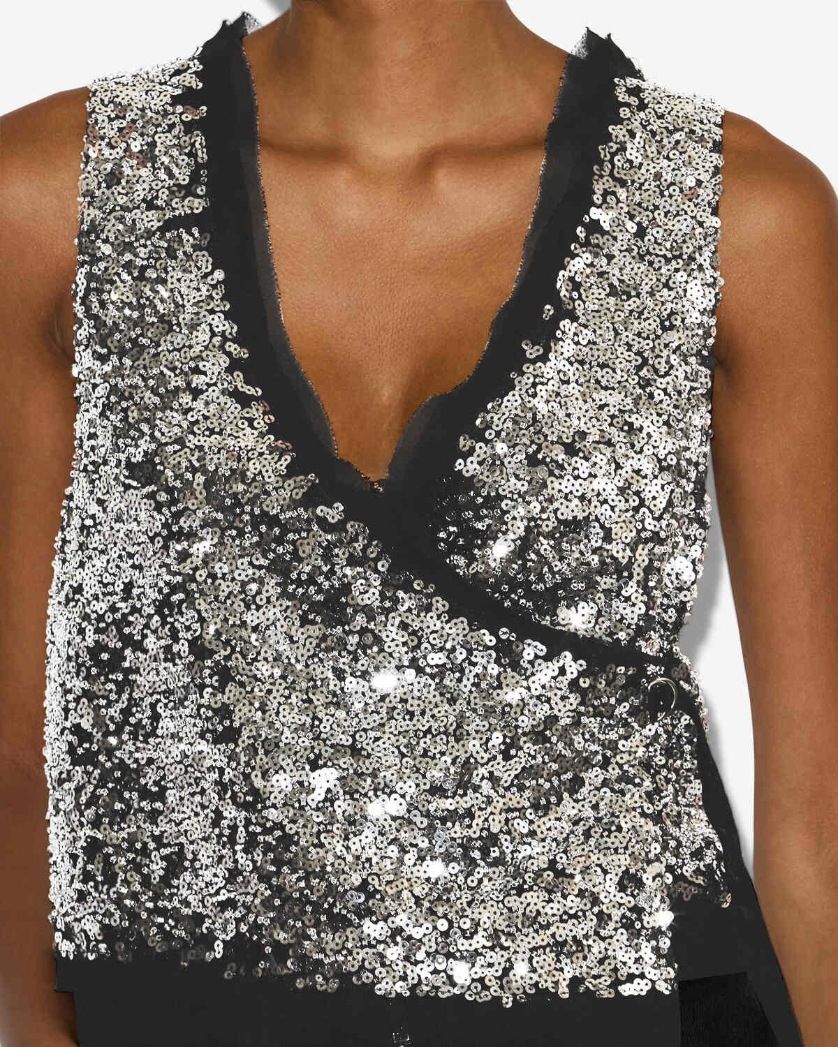 Gilet tahina Woman Argent 2