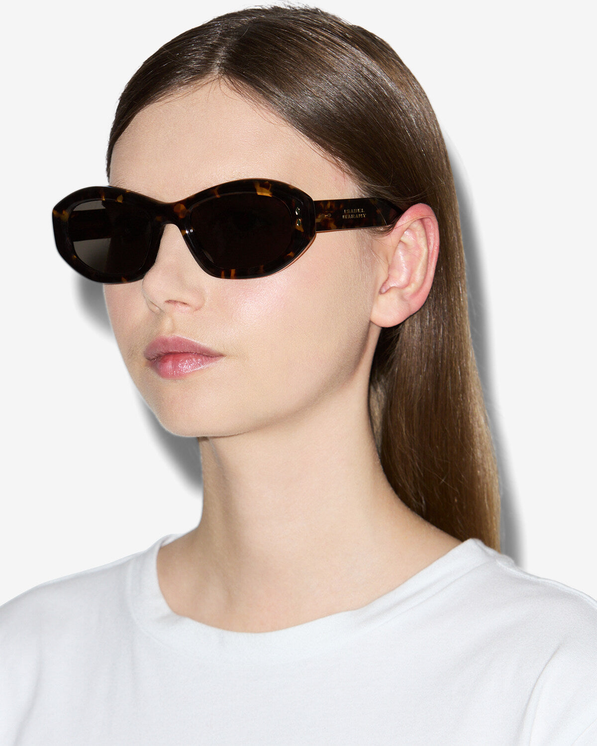 Lunettes de soleil ovales vancy - Havane/gris - Woman - 3