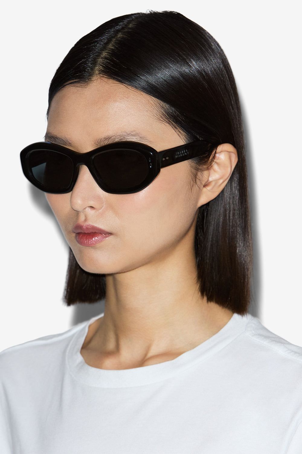 Vancy オーバルサングラス - Black pall-gray - Woman - 3