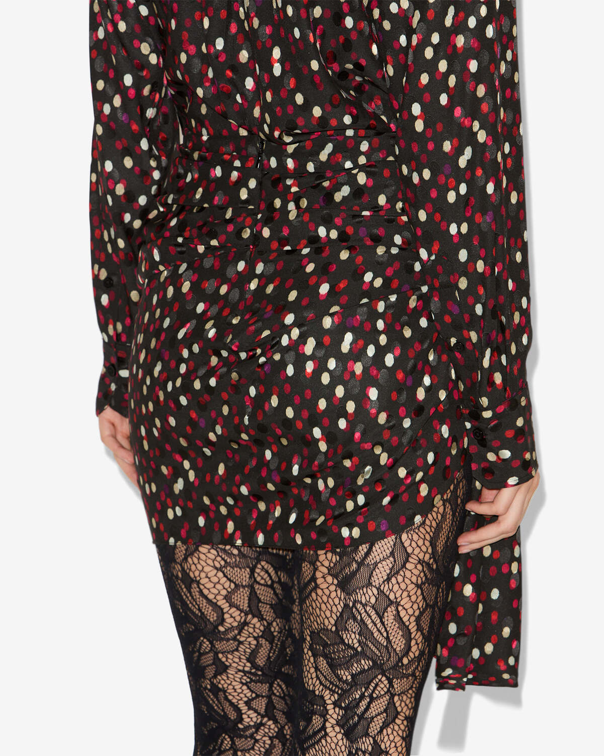 Ovia skirt Woman Black-red 3