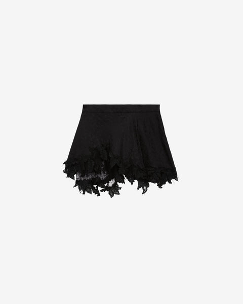 REANA SKIRT Woman black | ISABEL MARANT Official online store